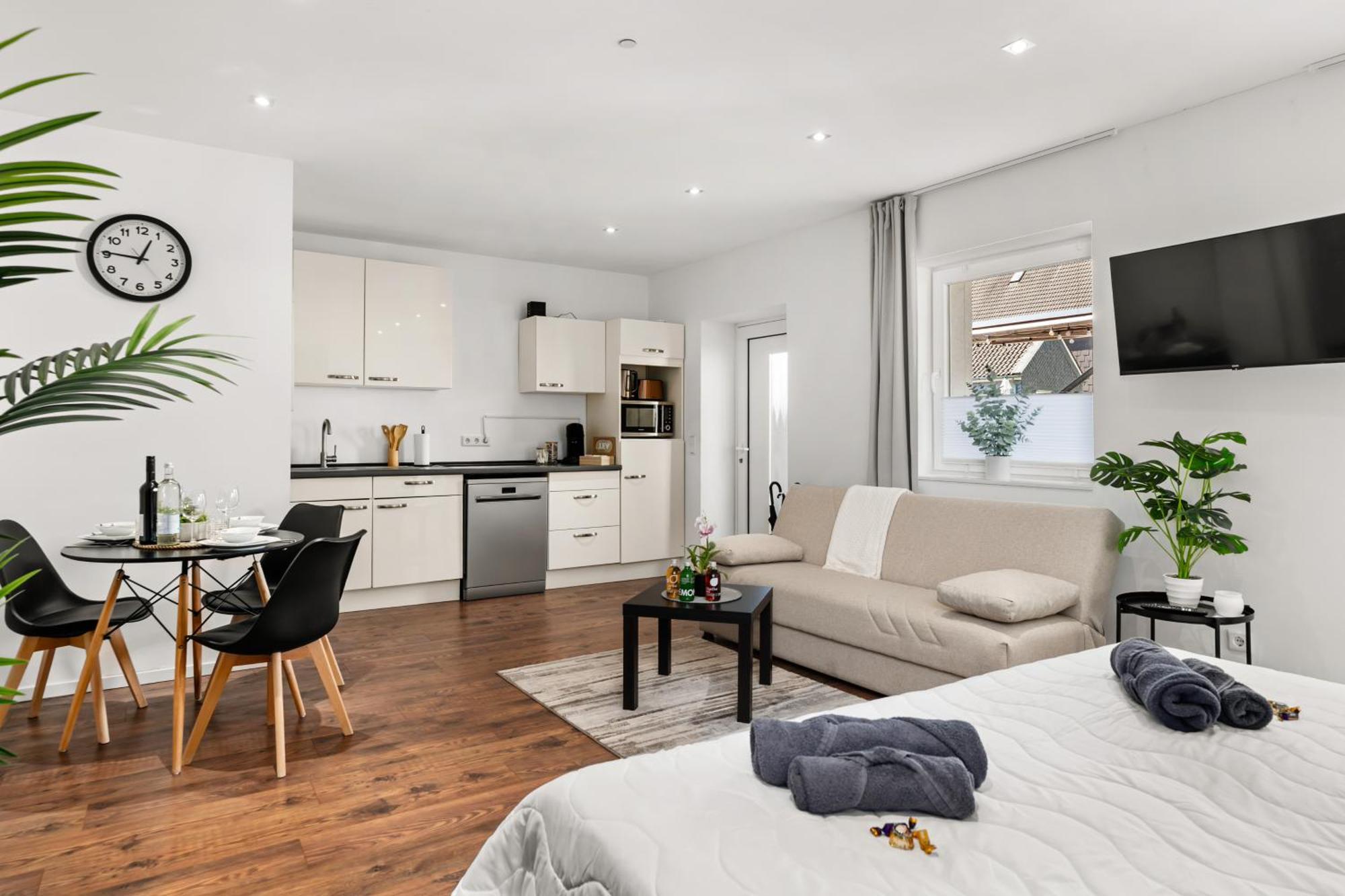 Mola Apartments-Apartment Im Herdecker Zentrum Fuer 3 Gaeste-Gratis Parkplatz-Highspeed Wlan-Auch Fuer Langzeit Geeignet Luaran gambar